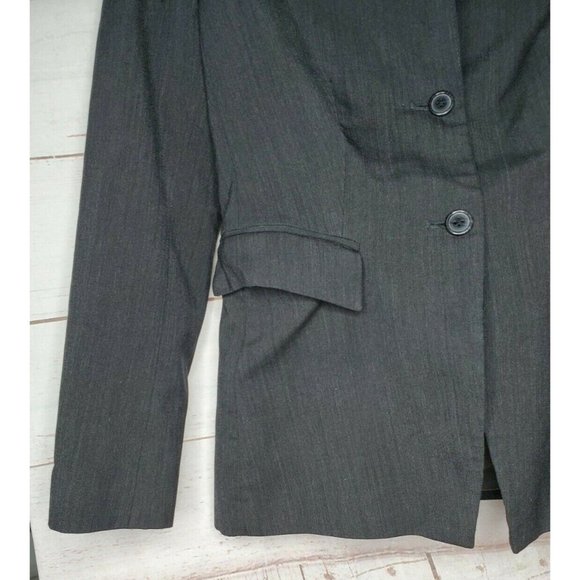 Doc And Amelia By Cintas ORG Women Wool/Polyester 2 Button Suit Jacket Blazer - Picture 3 of 11